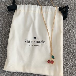 Kate Spade cherry necklace
